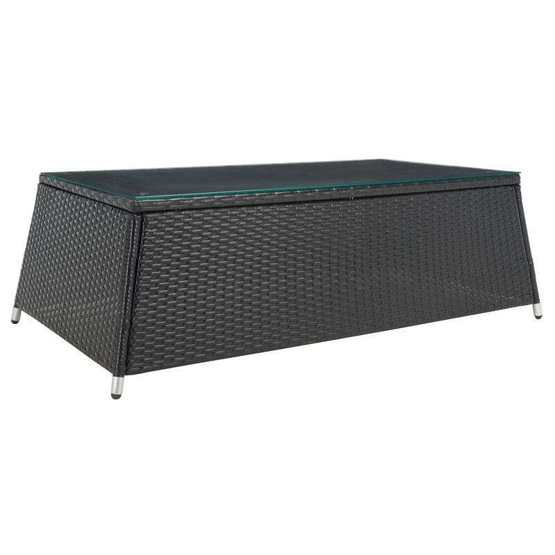 SAFAVIEH Outdoor Living Lorma 4-Piece Patio Set - 55"W x 32"D x 33"H