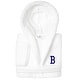 preview thumbnail 62 of 103, Sweet Kids 100% Polyester SUPER PLUSH Double Brushed Hooded Bathrobe with Navy Bookman Monogram B - Large