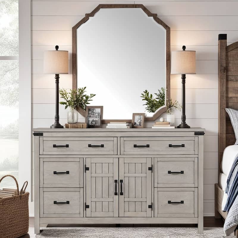 Bridgevine Home Alexandria Dresser, Mountain Mist Finish
