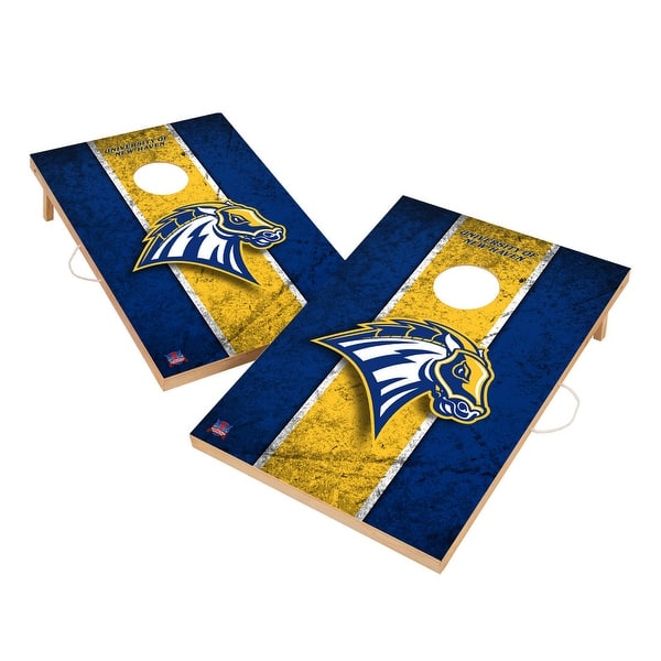 slide 2 of 5, Vintage New Haven Chargers Regulation 2x4 Cornhole Set