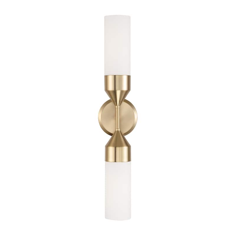 Devon 2-Light Sconce - 5"W x 25"H x 4.75"E