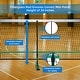 preview thumbnail 2 of 5, Roomfitters 22 ft Pickleball Net with Steady Metal Frame, All-Weather Setup for Outdoor and Indoor Driveways, Black White