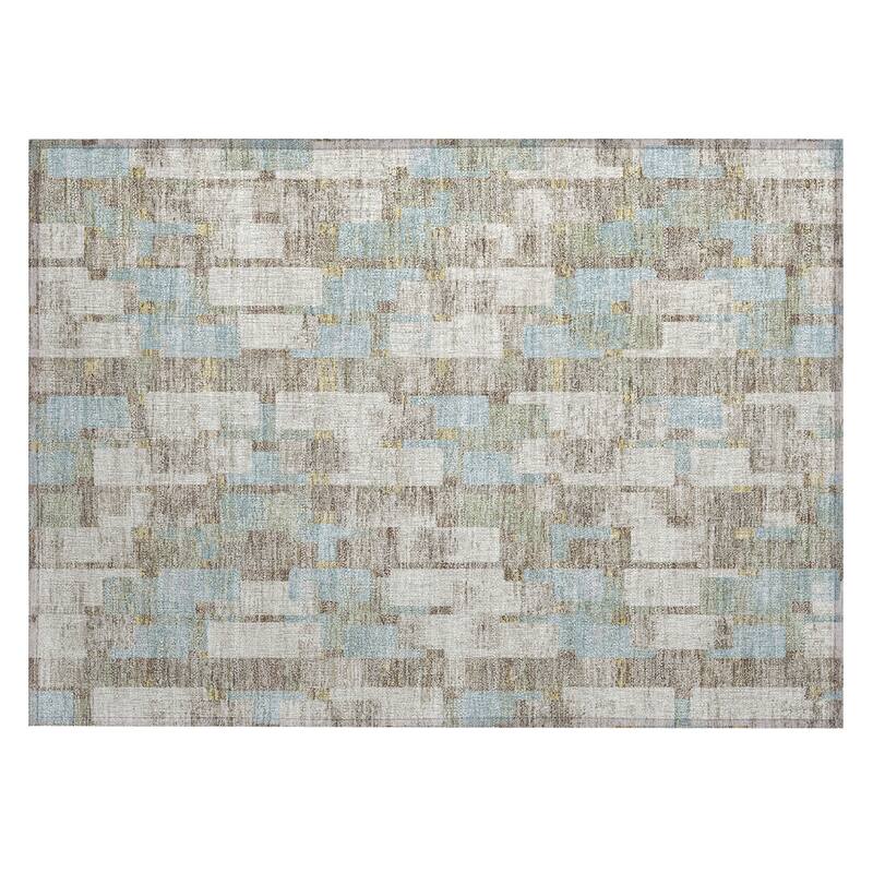 Machine Washable Indoor/ Outdoor Casual Carson Chantille Rug