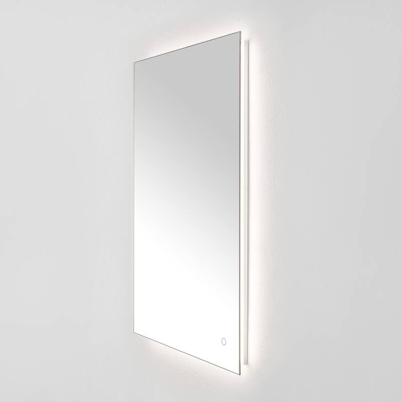 SAFAVIEH Mandi 24" Led Vanity Mirror - Silver - 24Wx2Dx36H