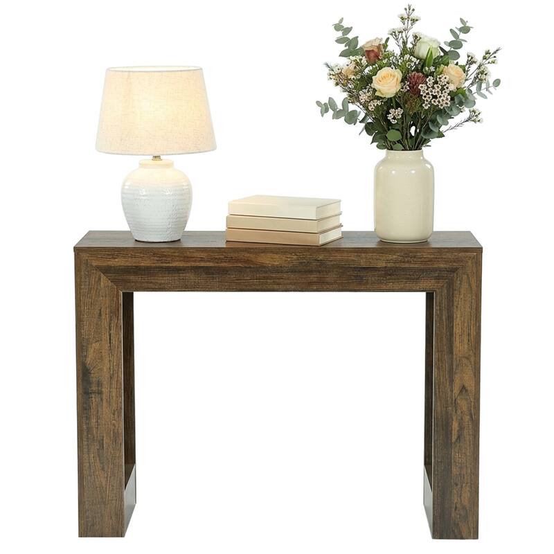 Console Table, Narrow Entryway Table, Small Sofa Table Behind Couch for Space Saving, for Living Room, Entryway, Hallway