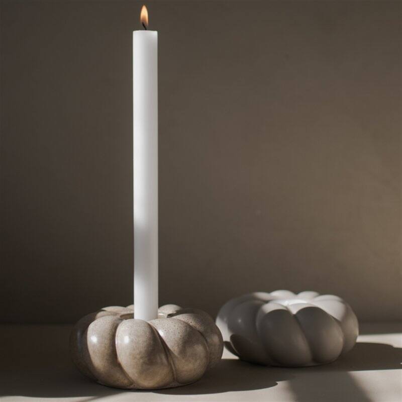 TWINE Candle Holder beige