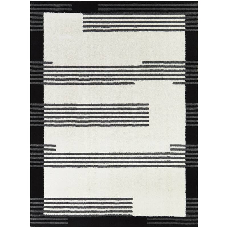 Orion Contemporary Stripes Area Rug