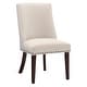 preview thumbnail 7 of 15, Allard Modern Dining Chairs with Espresso Legs (Set of 2)