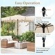 preview thumbnail 23 of 23, Costway 9 FT Patio Umbrella 2-Tier Market Table Umbrella with