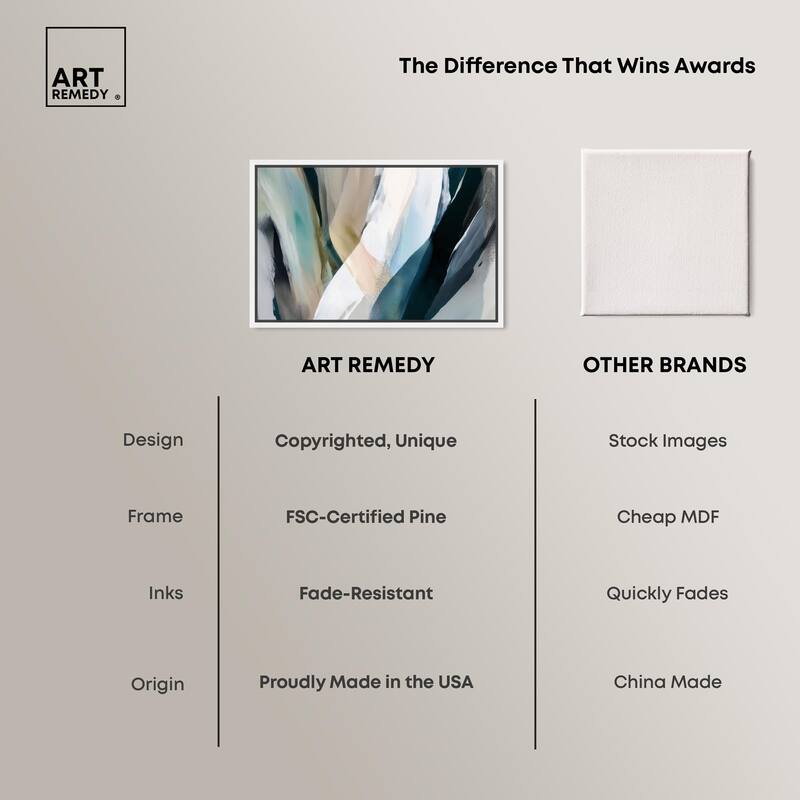 Sweeping Forms II Canvas by Art Remedy