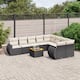 Option Black and Cream Table+2x corner+5x middle