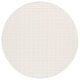 preview thumbnail 50 of 52, SAFAVIEH Hand-Loomed Impressions Arienne Modern & Contemporary Wool Rug 6' Round - Ivory - Round
