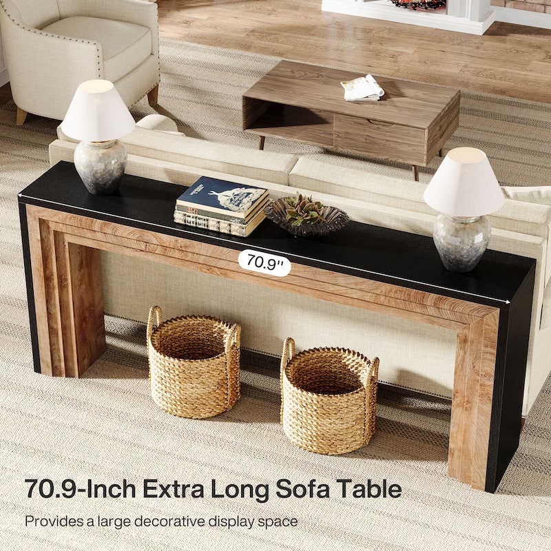 70.9 Inches Long Farmhouse Console Table for Entryway Hallway