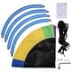 preview thumbnail 7 of 6, AGPTEK 40'' Children's Saucer Swing Tire Spider Web Outdoor Giant Rope Tree Swing Chair - Multi-color - M