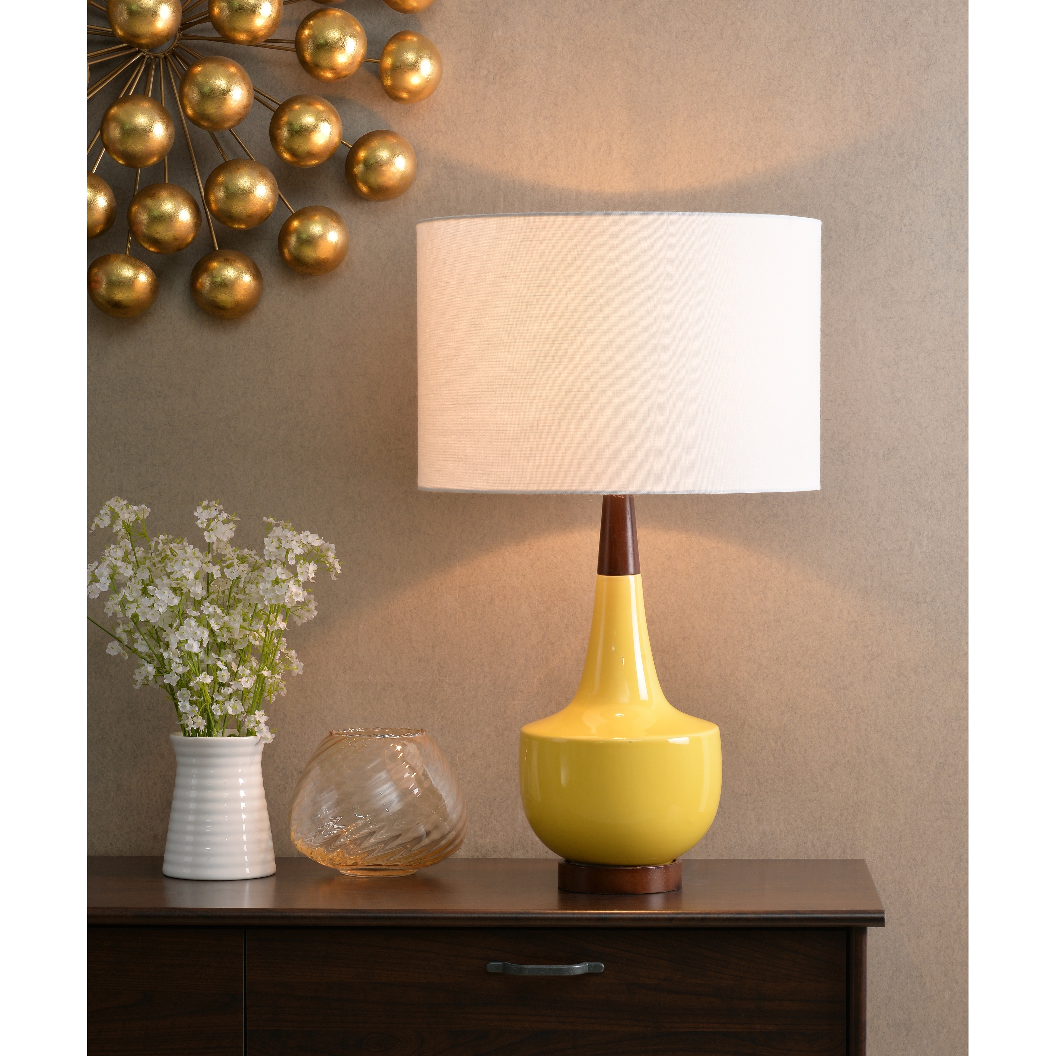 mustard yellow lamp