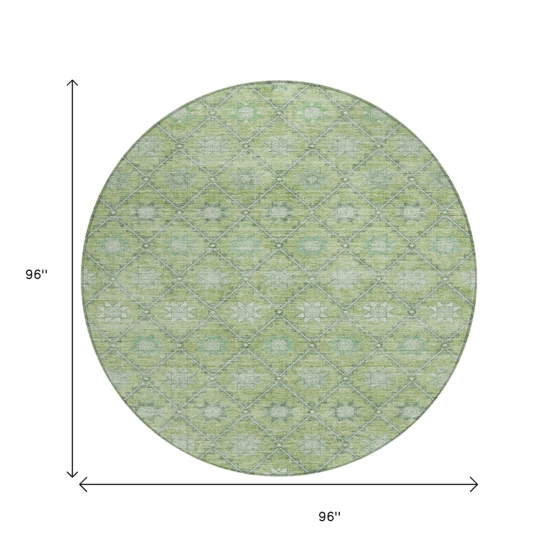 HomeRoots Floral Transitional Rectangle Outdoor Rug