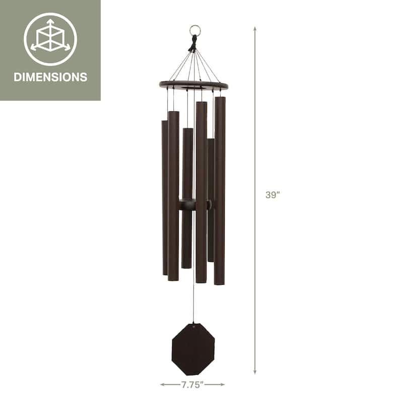 OUTDOOR LEISURE PRODUCTS Model 258TC Wind Chime made with powder coated Aluminum tubes