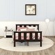 preview thumbnail 10 of 22, Full Size Classic Modern Design Wood Platform Bed Bed Frame with Footboard and Headboard