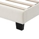 preview thumbnail 8 of 58, Furniture of America Gail Modern White Boucle Adjustable Queen-Size Platform Bed
