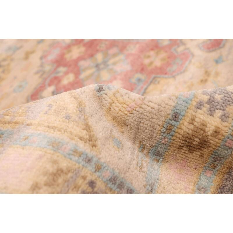 ECARPETGALLERY Hand-knotted Jules Serapi Ivory Wool Rug - 7'11 x 9'11