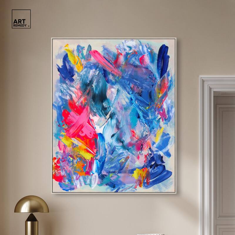 Colorburst Mirage Canvas by Art Remedy