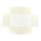 preview thumbnail 3 of 13, Lush Decor Ruffle Crib Skirt Single - 52" x 28" Ivory