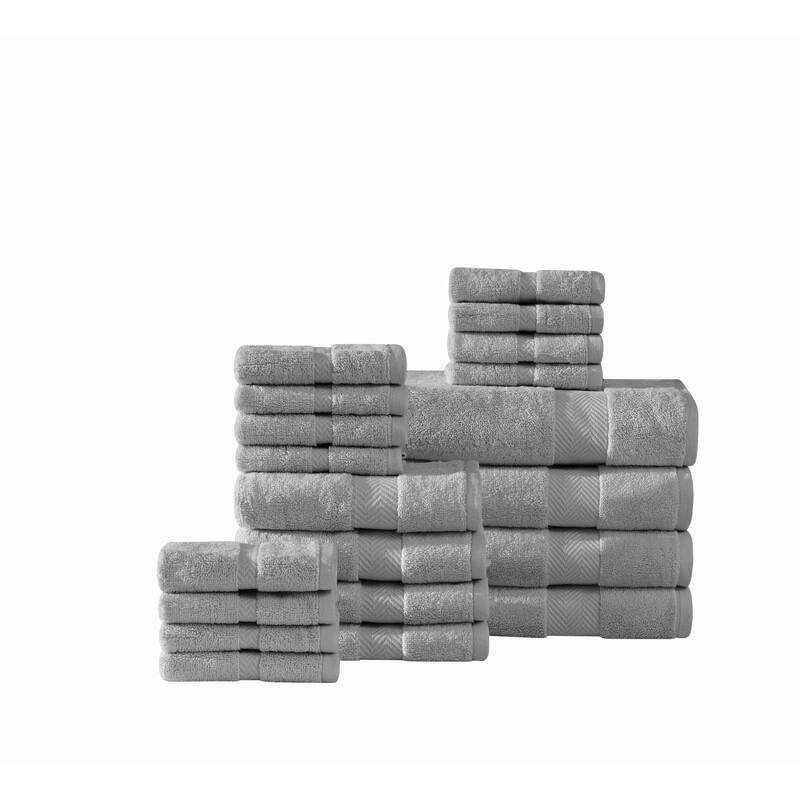 Truly Soft Complete 20 Piece Towel Set - Grey