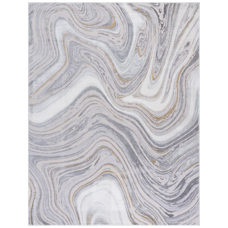 SAFAVIEH Prestige Veda Contemporary Rug - 9' x 12' - Ivory/Grey