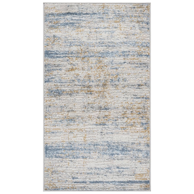 SAFAVIEH Palma Cloe Modern Abstract Rug - 2'2" x 3'9" - Beige/Light Blue