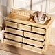 preview thumbnail 6 of 18, Rustic Solid Pine Wood 9-Drawer Dresser with Changing Top, Nursery Storage Organizer with Anti-Tip Kit, Baby Room Furniture