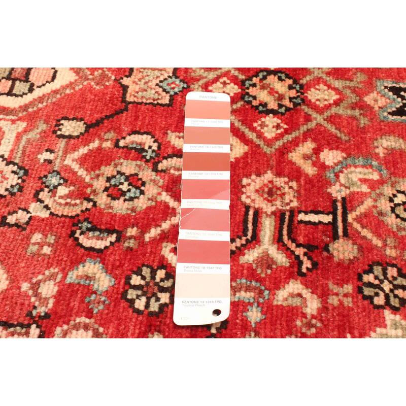 ECARPETGALLERY Hand-knotted Andelz Red Wool Rug - 3'7 x 6'4