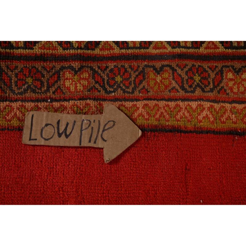 Pre-1900 Antique Sultanabad Persian Large Rug Hand-Knotted Wool Carpet - 9'8"x 16'7"