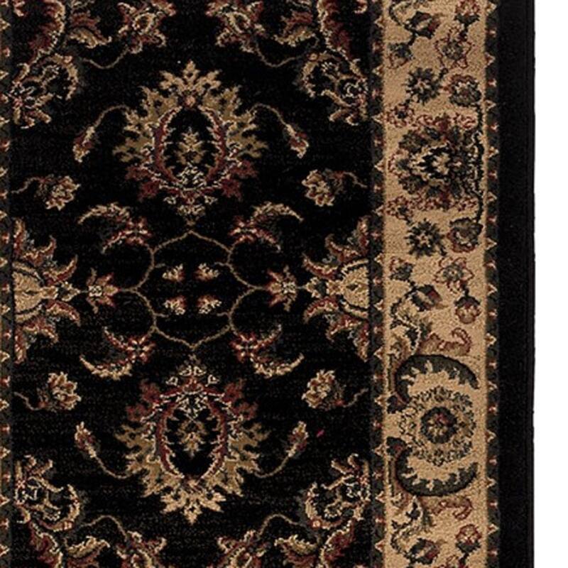 HomeRoots Oriental Traditional Runner Area Rug - 92.52 in. x 26.77 in. x 0.43 in.