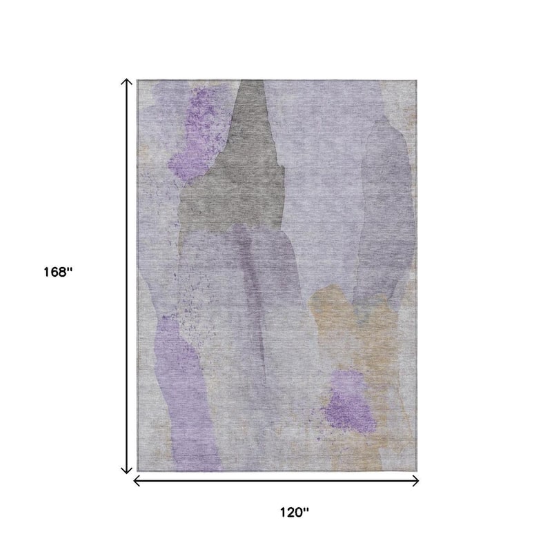 HomeRoots Abstract Transitional Rectangle Outdoor Rug