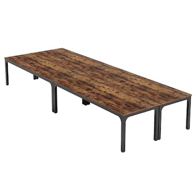 6.5FT Conference Meeting Seminar Business Table Set for 12-16 Person (Set of 4) - 4PCS