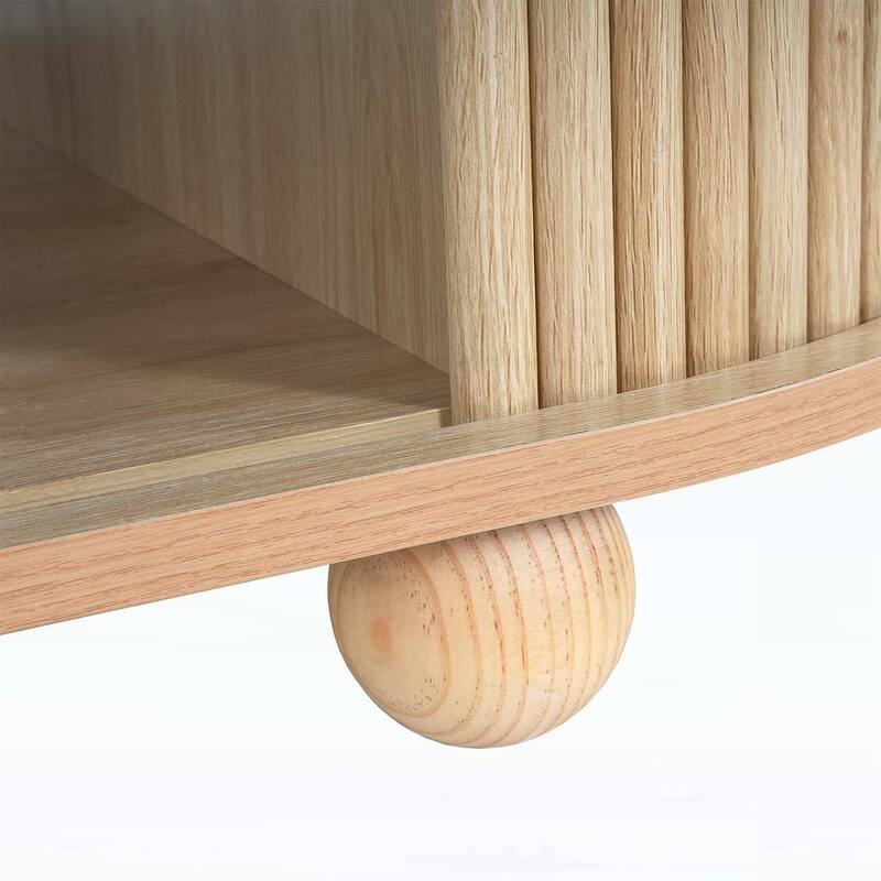 Storage Side Table with Rustic Elegance and Smart Storage Solutions