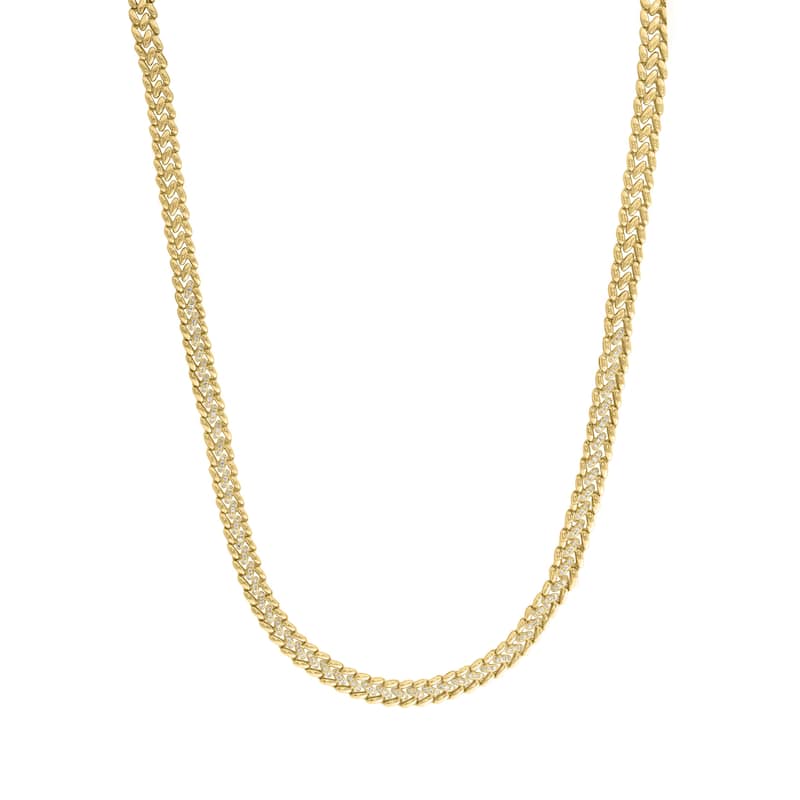 Effy Women's 14K Yellow Gold Diamond Necklace - White
