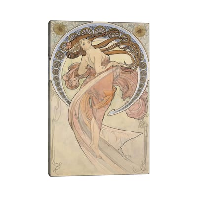 iCanvas "La Danse, 1898" by Alphonse Mucha Canvas Print