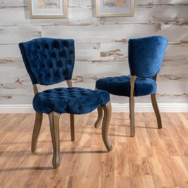 Navy louis dining 2025 chair