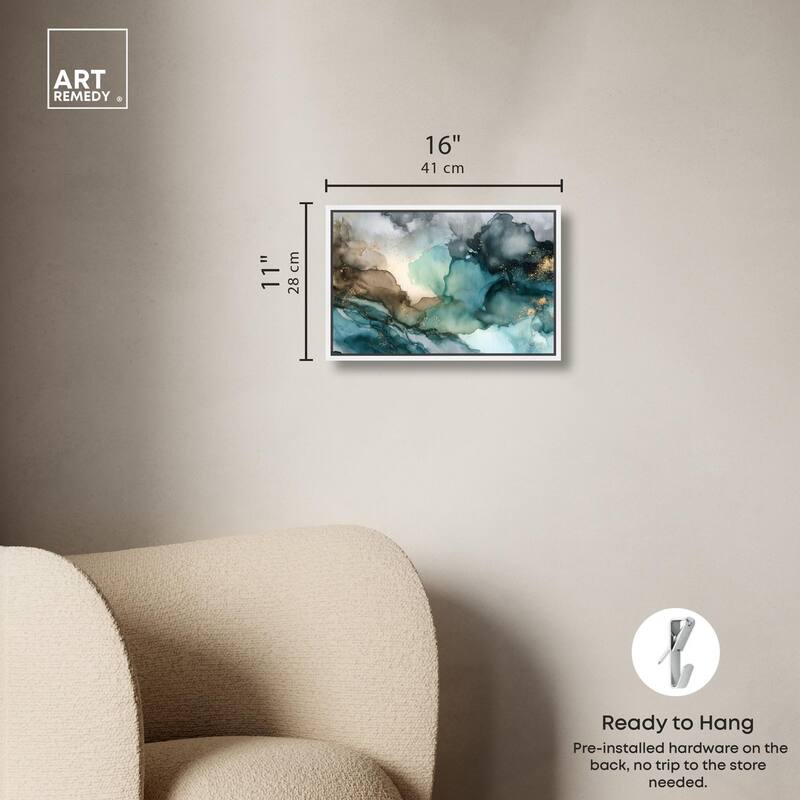 Veiled Inlet Canvas by Art Remedy