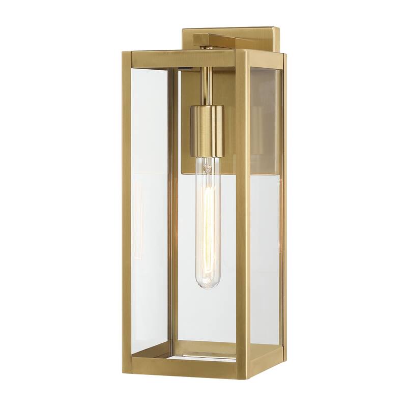 Freemont Outdoor Stainless Steel Wall Sconce Light - 16"H x 6"W x 7"E