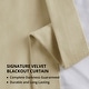 preview thumbnail 30 of 155, Exclusive Fabrics Signature Pleated Blackout Velvet Curtain (1 Panel)