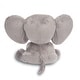 preview thumbnail 5 of 4, Bedtime Originals Choo Choo Gray Plush Elephant Stuffed Animal - Humphrey