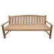 preview thumbnail 5 of 5, Seven Seas Teak Buenos Aires Oval Outdoor Teak Wood Patio Bench, 6 Foot
