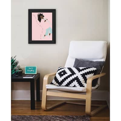 TrendyDecor4U "Dance Your Heart Out" Framed Print Wall Art
