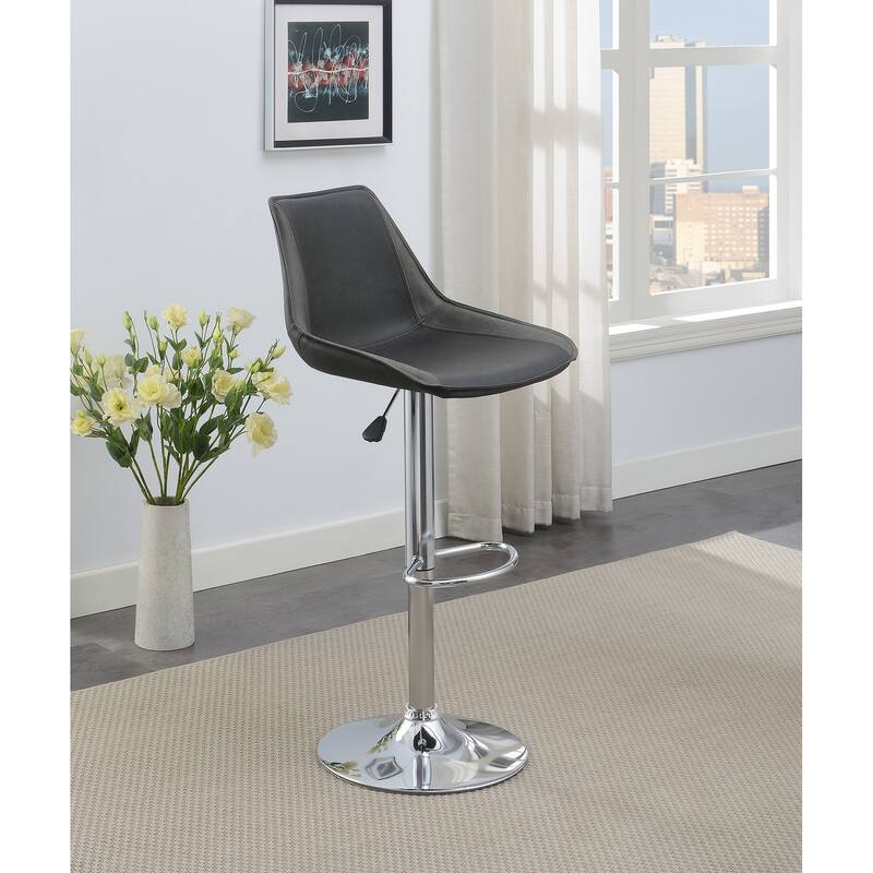 Poundex Airlift Barstool Set of 2