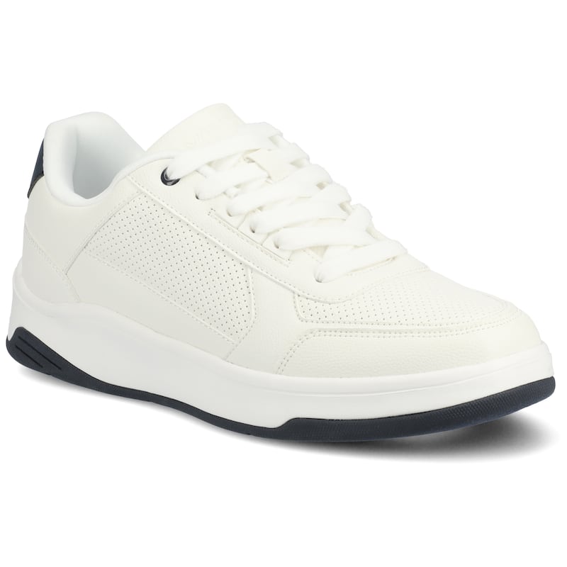 Vance Mens Swift Comfort Medium and Wide Width Perforated Low Top Sneaker