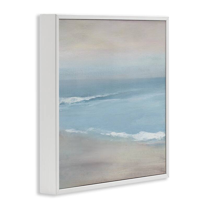 Stupell Coalescing Ocean & Shore Framed Giclee Art Design By Carol Robinson