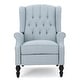 preview thumbnail 2 of 42, Walter Tufted Fabric Wingback Recliner Club Chair by Christopher Knight Home