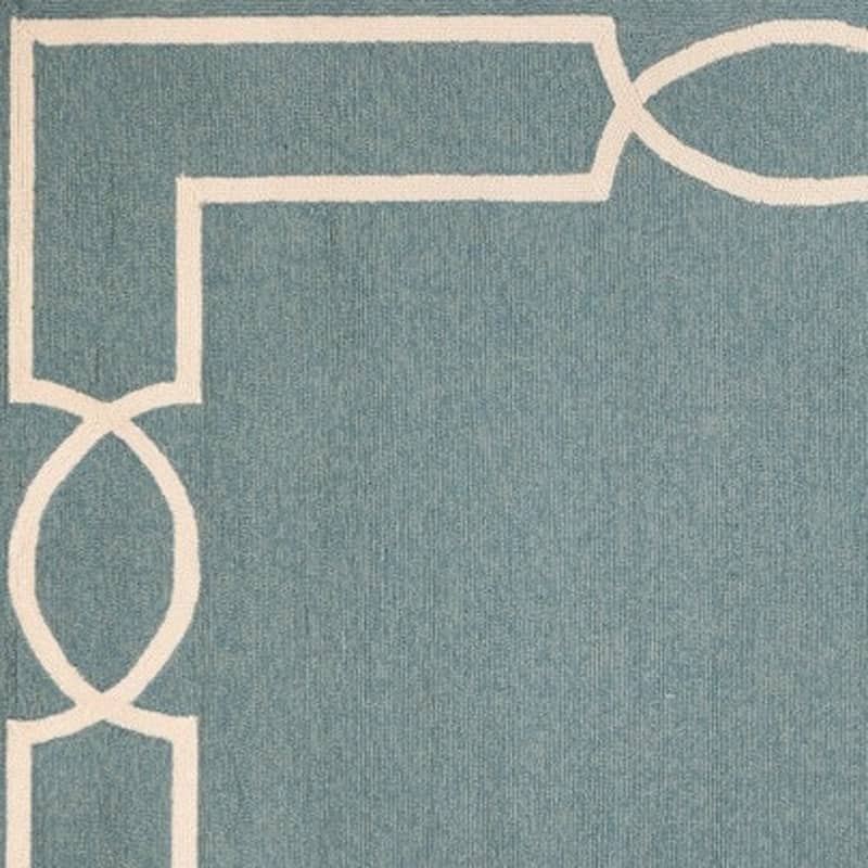 Allof Elegant Plain Weather Resistant Heritage-Inspired Hand-Woven Outdoor Rug